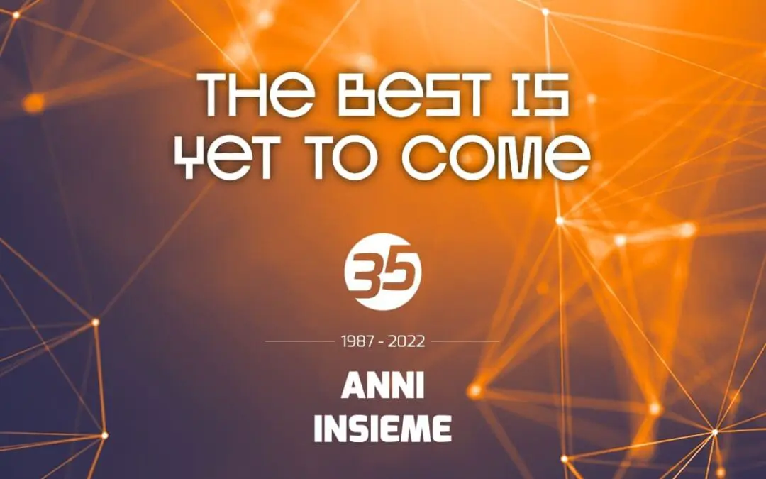 Un augurio ancora più speciale per i nostri 35 anni di attività!
