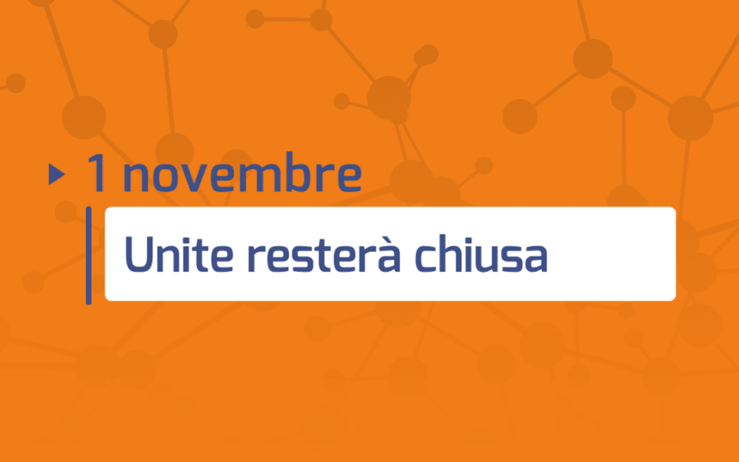 Chiusura Ognissanti