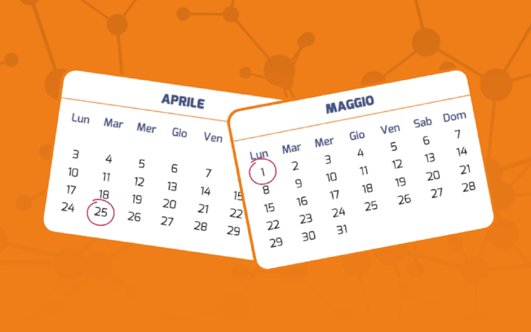 Chiusura 25 aprile e 1° maggio